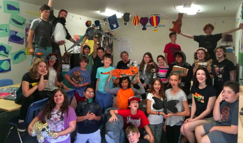students in classroom